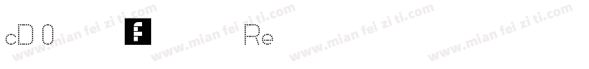 cD 0          圆             Regular字体转换
